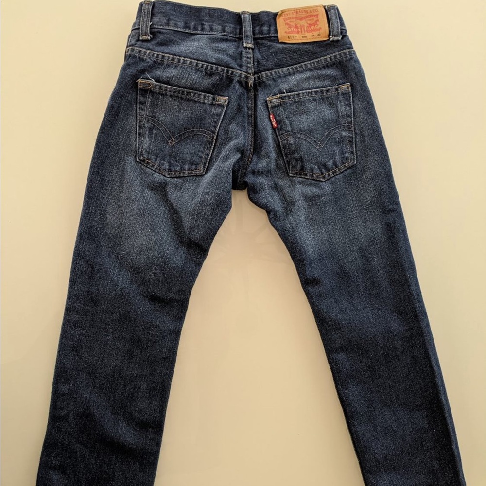 boys levi jeans, skinny fit, size 8